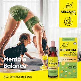 Bachblüten Mentale Balance Tropfen Bach RESCURA