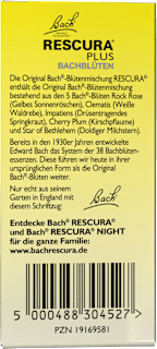 Bachblüten Mentale Balance Tropfen Bach RESCURA