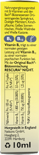 Bachblüten Nachtruhe Tropfen Bach RESCURA