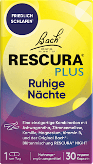 Bachblüten Ruhige Nächte Kapseln Bach RESCURA