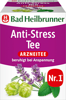 Arzneitee, Anti-Stress Tee (8 Beutel) Bad Heilbrunner