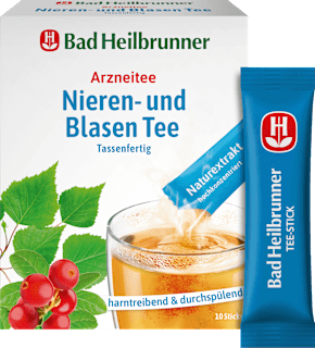 Arzneitee, Nieren- & Blasen Tee (10 Sticks) Bad Heilbrunner