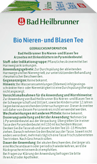 Arzneitee, Nieren- & Blasentee (12 Beutel) Bad Heilbrunner
