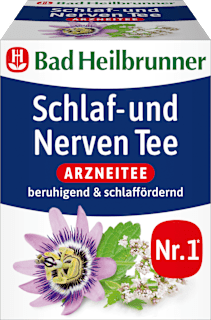 Arzneitee, Schlaf- & Nerven Tee (8 Beutel) Bad Heilbrunner