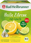 Früchtetee, Heiße Zitrone mit Limette (12 Beutel) Bad Heilbrunner