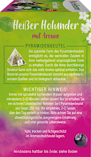 Früchtetee, Heißer Holunder mit Aronia (12 Beutel) Bad Heilbrunner