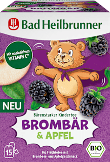 Kindertee, Brombär & Apfel (15 Beutel), ab 4 Jahren  Bad Heilbrunner