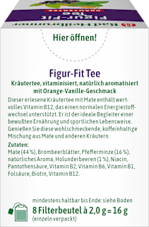 Kräutertee "Figur-Fit Tee" (8 Beutel) Bad Heilbrunner