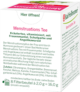 Kräutertee "Menstruations Tee" (8 Beutel) Bad Heilbrunner