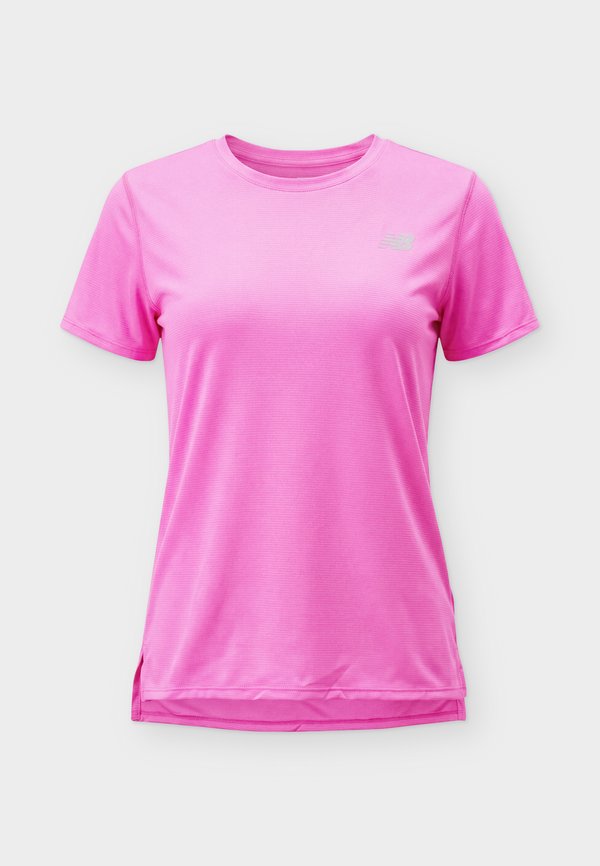 New Balance SPORTS ESSENTIALS T-SHIRT WOMENS TOP-36327 - Basic T-shirt - pink heat