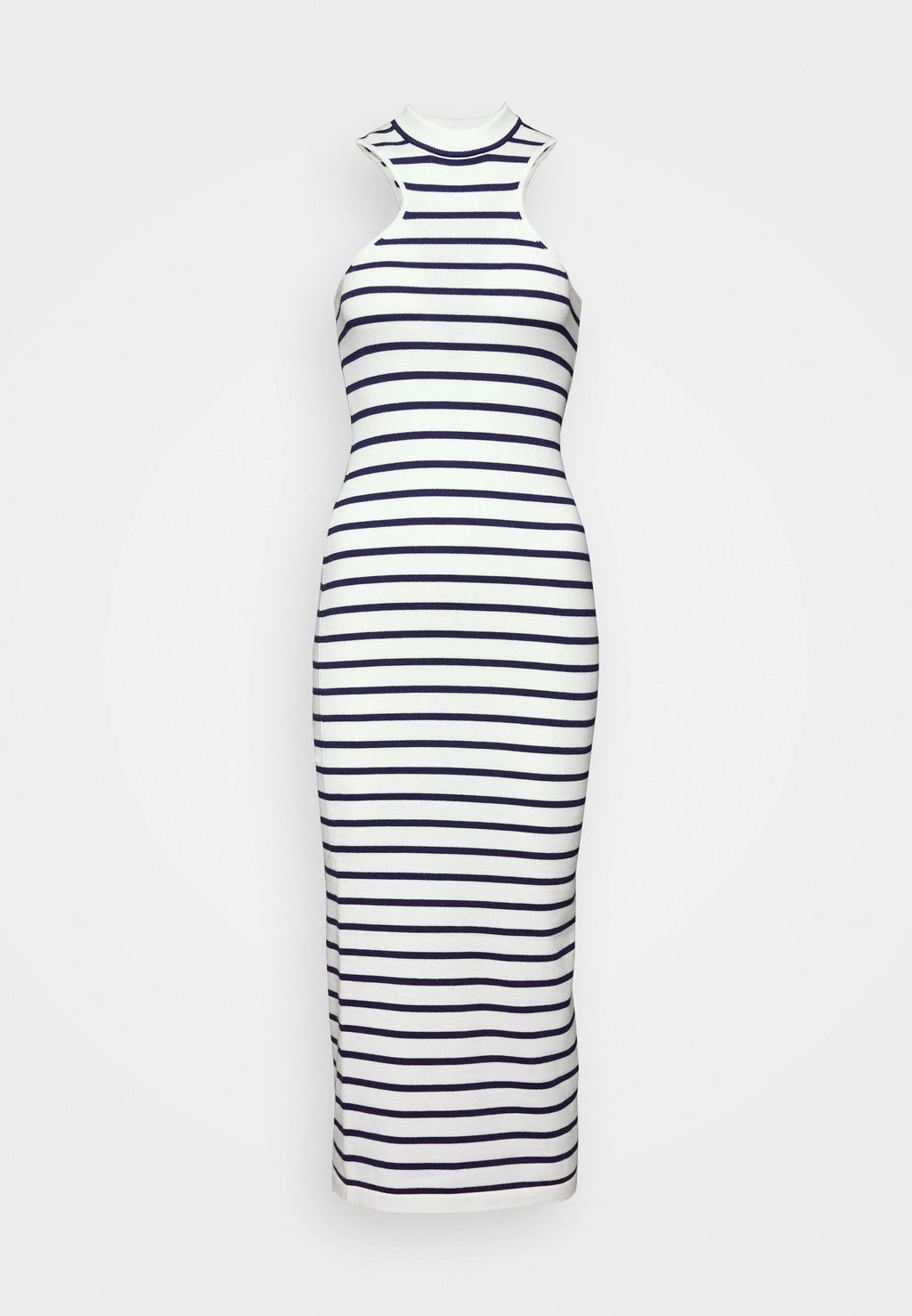 Musier DRESS BULLE  WITH AMERICAN ARMHOLES HIGH NECK