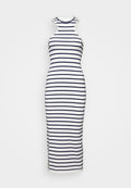 Musier DRESS BULLE  WITH AMERICAN ARMHOLES HIGH NECK