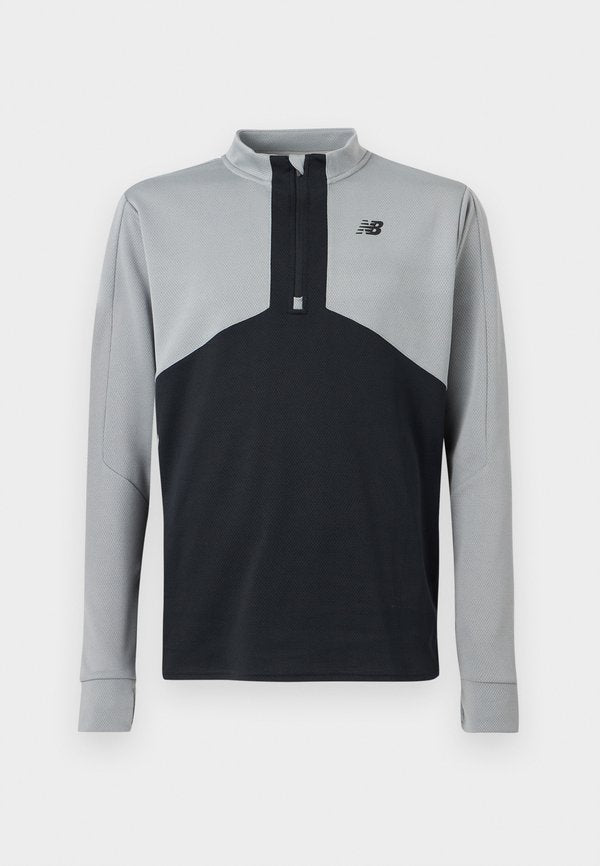 New Balance UTILITY ZIP - Long sleeved top - slate grey
