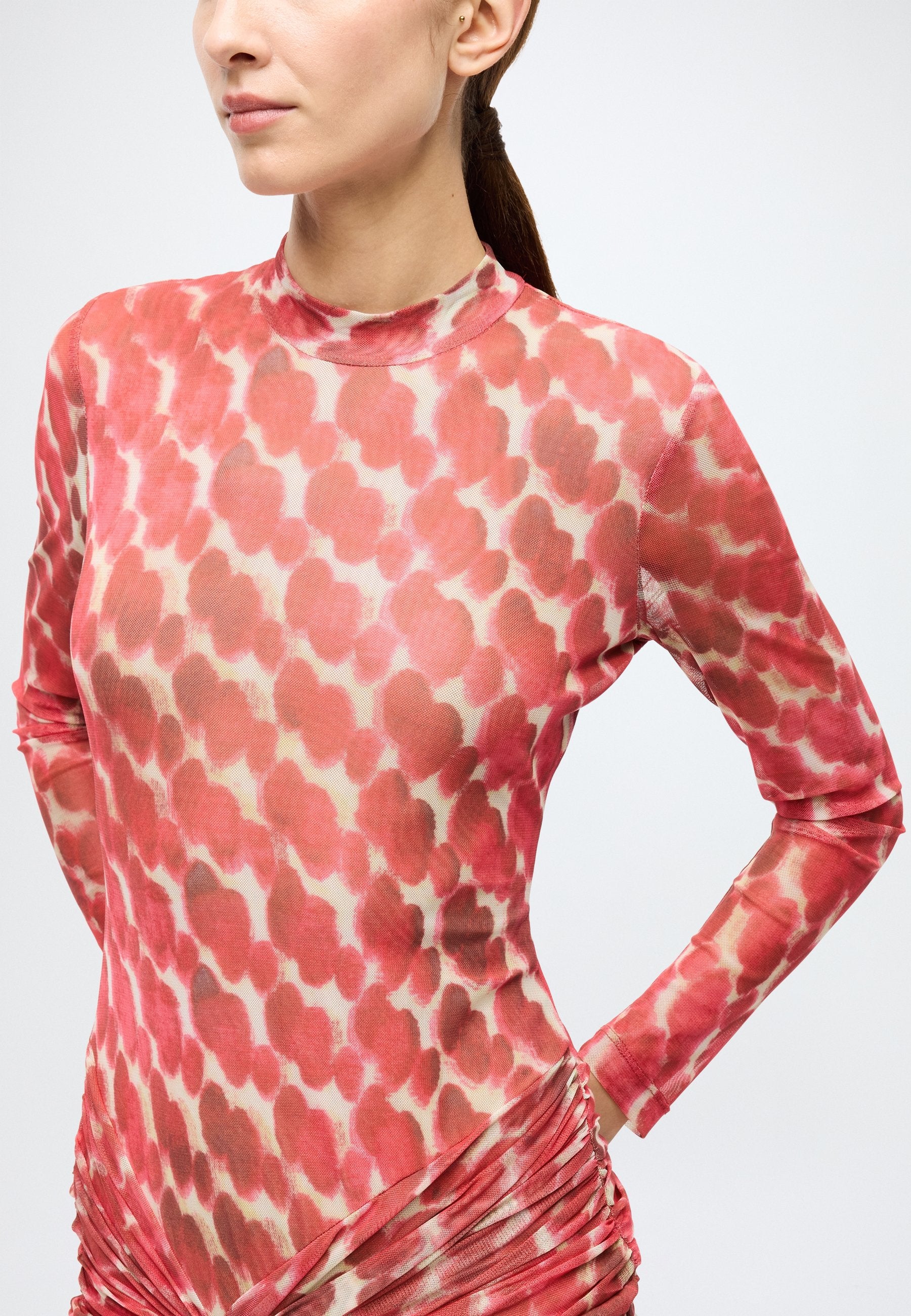 Bardot LEA PRINTED MESH DRESS
