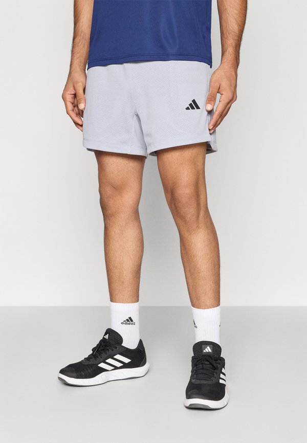 adidas Performance D4T POWER ESSENTIALS WORKOUT MESH - Sports shorts - halo silver-coloured