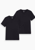 Levi's® CREW NECK 2 PACK - Basic T-shirt - black