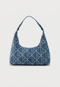 Calvin Klein EMBLEM - Handbag - blue denim
