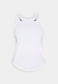Nike Performance SINGLET - Top - white/black