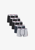Fila BOXER 5 PACK - Trunks - light grey black blue