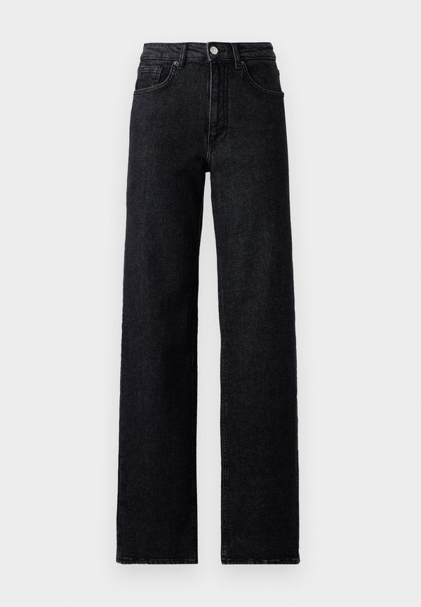 ONLY ONLJUICY LIFE WIDE LEG  - Wide Leg - black denim