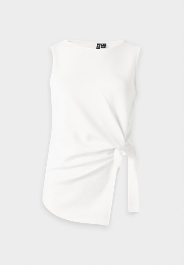 Vero Moda VMSMILLA KNOT - Top - snow white