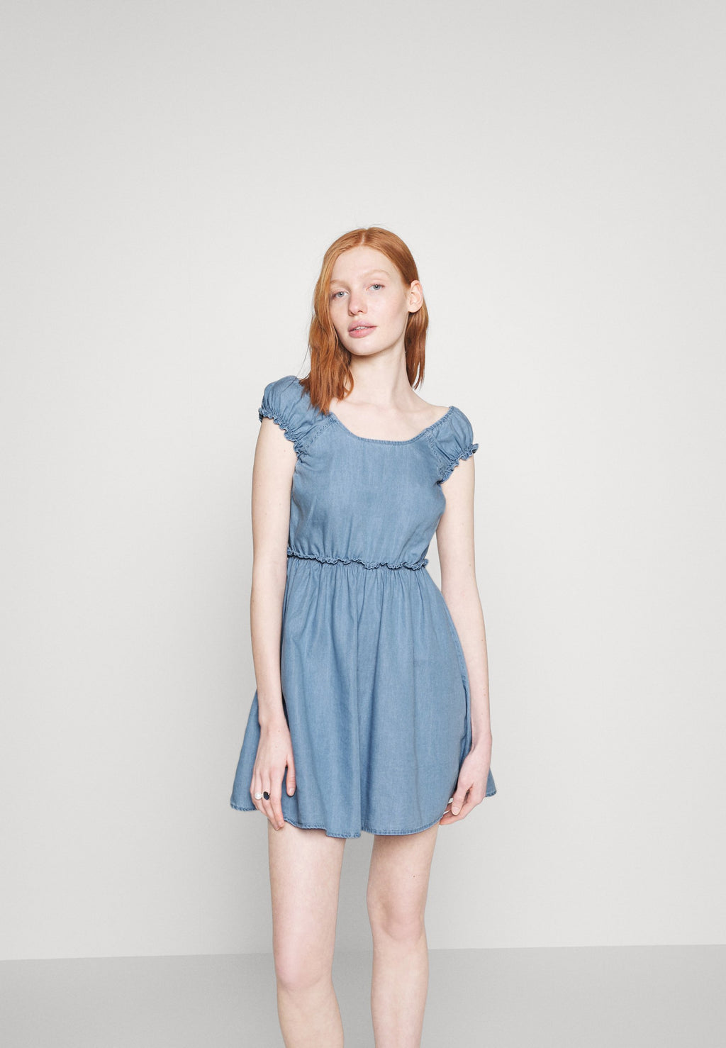 ONLY SMOCK STRING DRESS