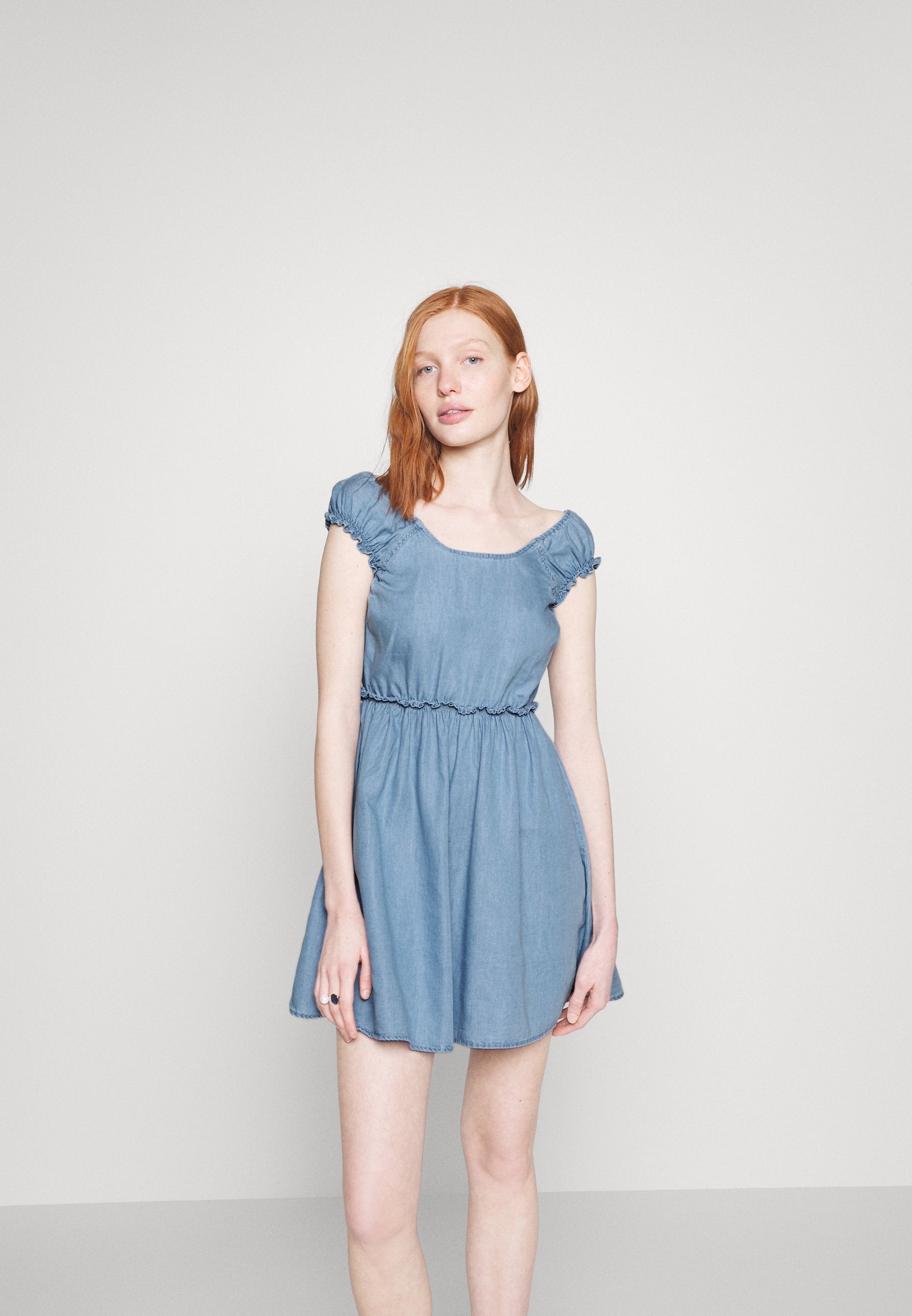ONLY SMOCK STRING DRESS