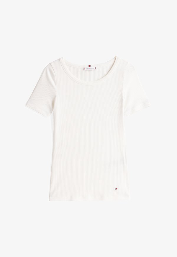 Tommy Hilfiger SLIM  - Basic T-shirt - ecru