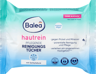 Abschminktücher pflegend, Hautrein Balea