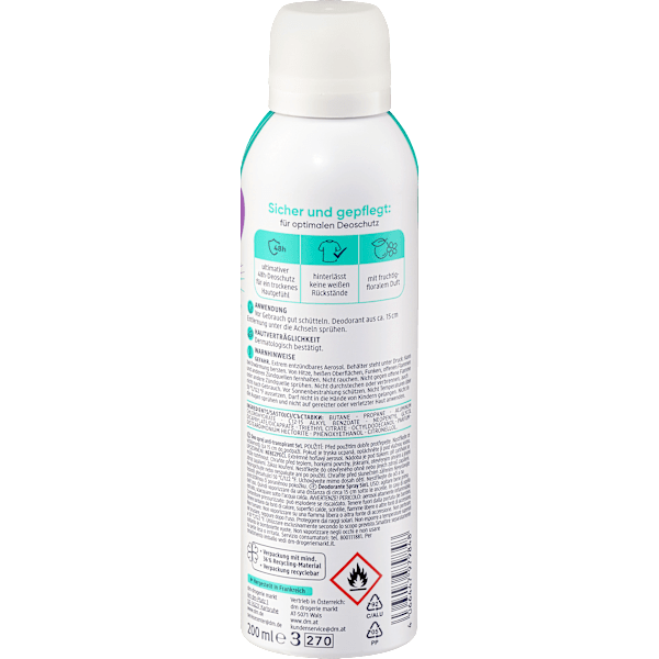 Antitranspirant Deospray Protection 5in1 Balea