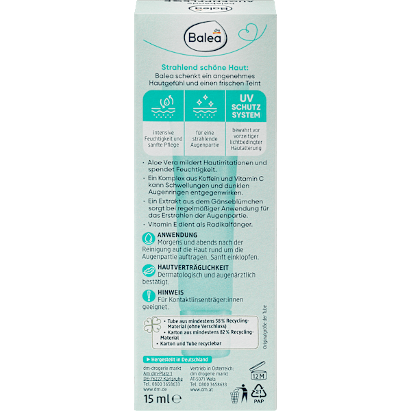 Augencreme belebend Balea