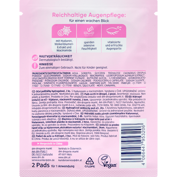 Augenpads Hydrogel Rainbow (1 Paar) Balea