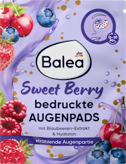 Augenpads Sweet Berry bedruckt (1 Paar) Balea