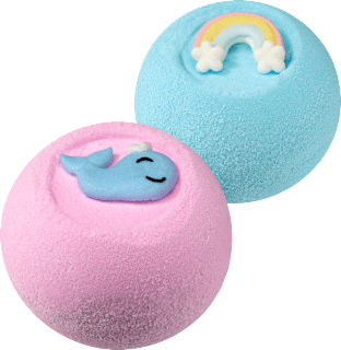 Badebombe Wal/Regenbogen Balea