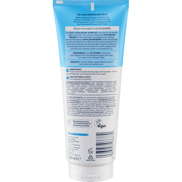 Body Lotion Beauty Expert Hydration Balea