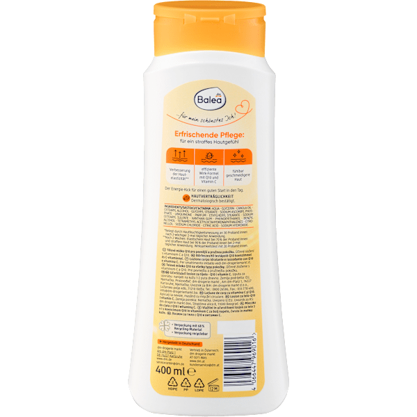 Bodylotion straffend Energy Q10 Balea
