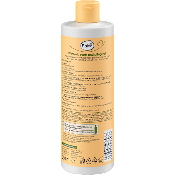 Conditioner Natural Beauty Avocadoöl und Mangobutter Balea