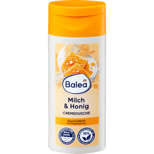 Cremedusche Milch & Honig, Reisegröße Balea