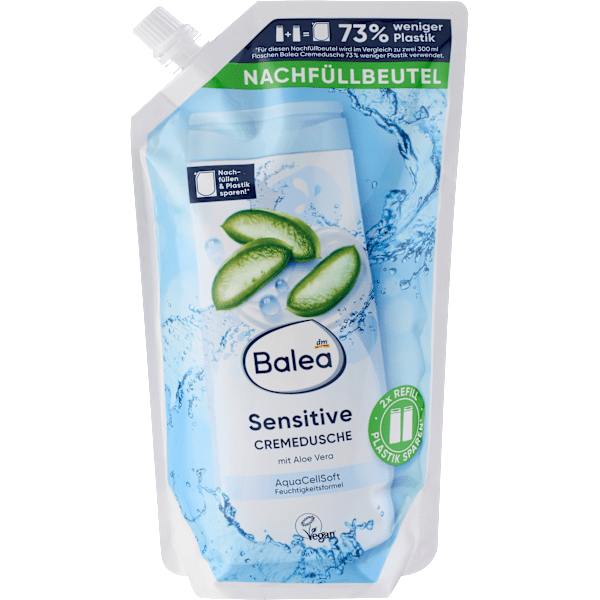 Cremedusche Sensitive, Nachfüllpack Balea