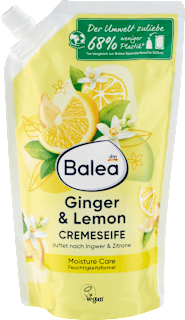 Cremeseife Ginger & Lemon, Nachfüllpack Balea