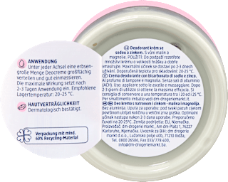 Deocreme mit Natron & Zink Balea