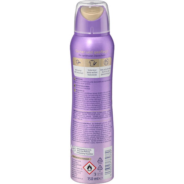 Deospray Parfum Deodorant Golden Moon Balea