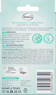 Druckstellenschutz Fuß Gelpads  Balea