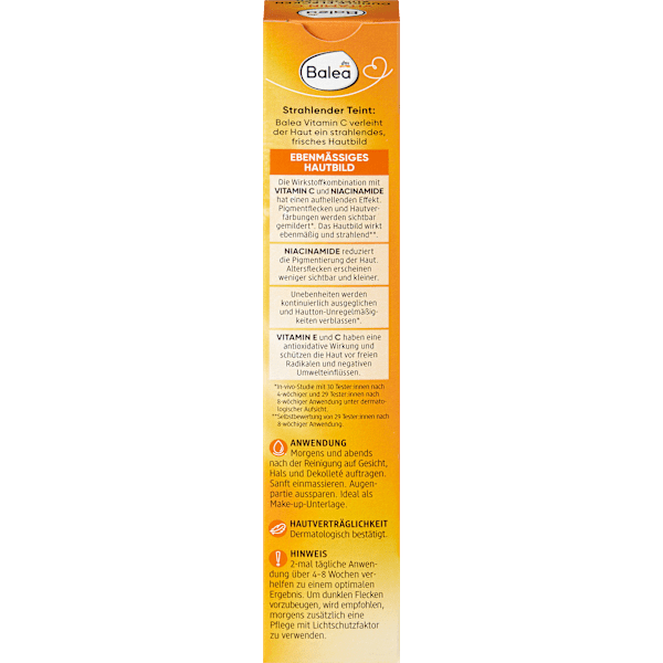 Dunkle Flecken Aufheller Vitamin C Balea