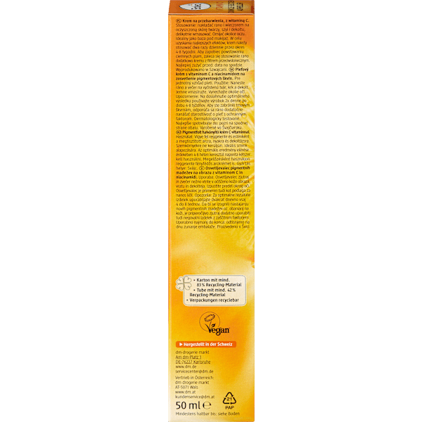 Dunkle Flecken Aufheller Vitamin C Balea