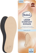 Einlegesohlen Leder, Gr. 36/37 (1 Paar) Balea