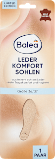 Einlegesohlen Leder, Gr. 36/37 (1 Paar) Balea