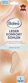 Einlegesohlen Leder Gr. 42/43 (1 Paar) Balea