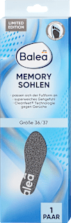Einlegesohlen Memory Foam, Gr. 36/37 (1 Paar) Balea