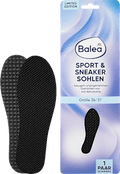Einlegesohlen Sport & Sneaker schwarz, Gr. 36/37 (1 Paar) Balea